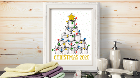 Christmas 2020 Toilet Paper tree printable