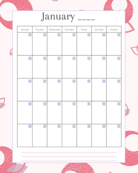 Undated Planner [80 pages]