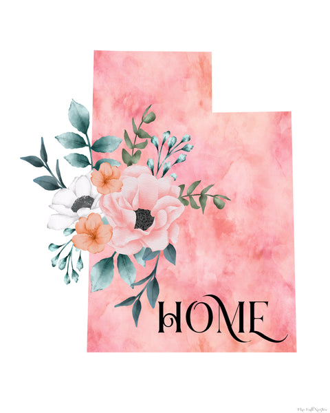 Utah Home State printable