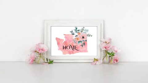 Washington Home State printable