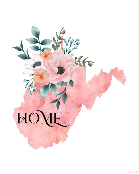 West Virginia Home State printable