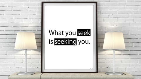 What You Seek printable