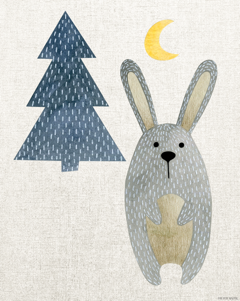 Woodland Bunny Printable