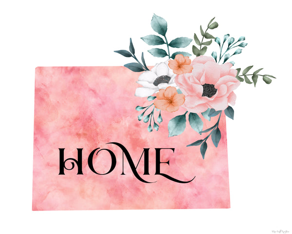 Wyoming Home State printable