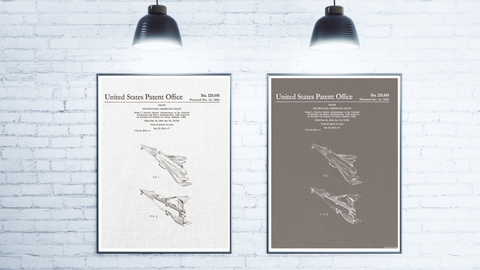 1973 Aerospace Craft Patent Drawing