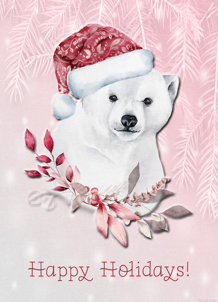 Baby Animals Christmas Card Set