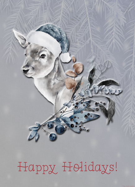 Baby Animals Christmas Card Set