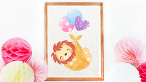 Baby Lion Nursery Printable