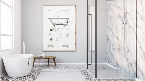 1905 Bathtub Patent Drawing