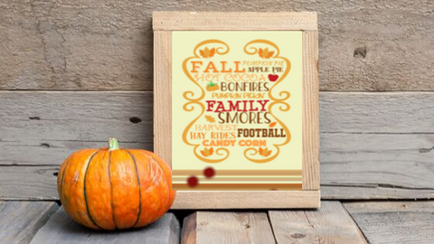 The Best Words of Fall printable