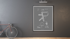 1901 Bicycle Handlebar Patent Drawing