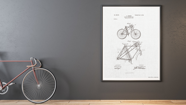 1901 Bicycle Hand Pedal Patent Drawing