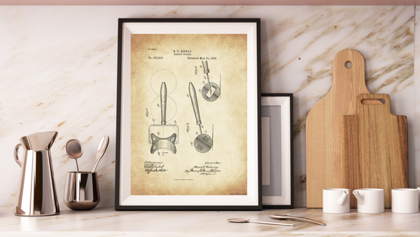 1892 Biscuit Cutter Patent Drawing