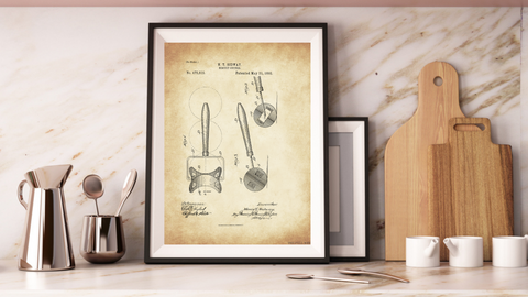 1892 Biscuit Cutter Patent Drawing