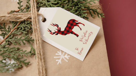 Buffalo Plaid Gift Tags
