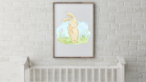 Bunny and Teddy Bear Nursery Printable