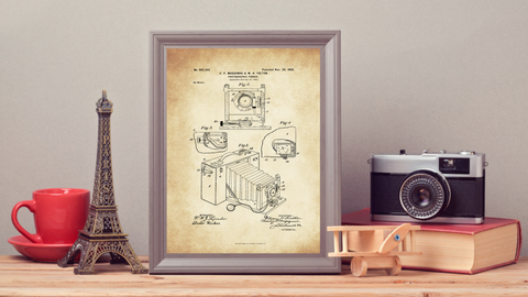 1900 Camera Patent Drawing