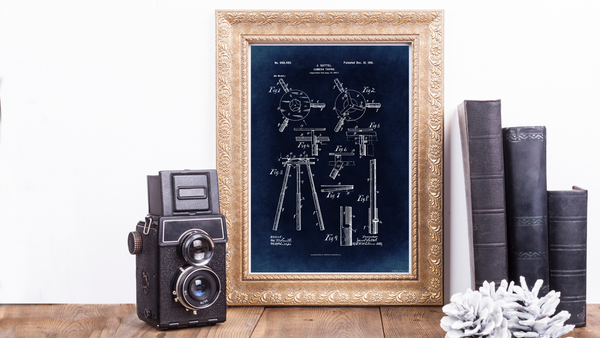 1901 Camera Tripod Patent Drawing