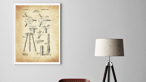 1901 Camera Tripod Patent Drawing