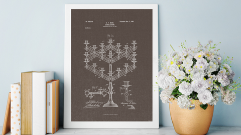1901 Candelabrum Patent Drawing
