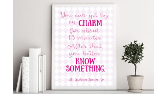 Get By on Charm printable
