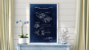 1972 Chris-Craft Outboard Motorboat Patent Drawing