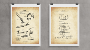 Set of Cigar Holder and Cutter Patent Drawings