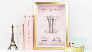 1901 Corset Patent Drawing