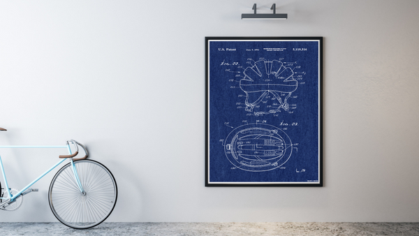 Cycling Helmet Patent Drawing