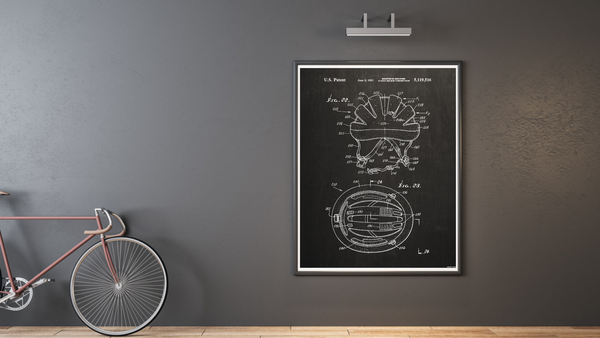 Cycling Helmet Patent Drawing