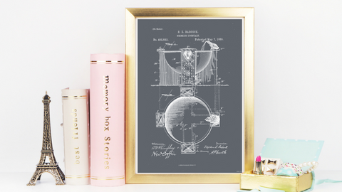 1889 Drinking Fountain Patent Drawing