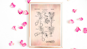 1943 Eyelash Curler Patent Drawing