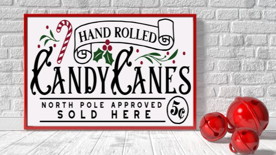 Hand Rolled Candy Canes printable