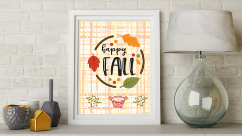 Happy Fall printable