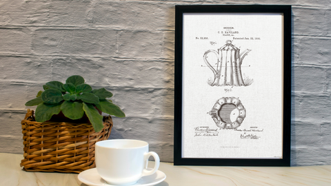1895 Haviland Teapot Patent Drawing