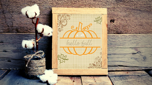 Hello Fall printable