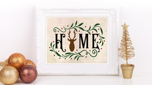 Christmas Home printable