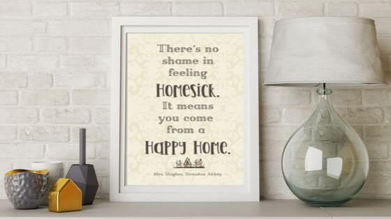 Homesick printable