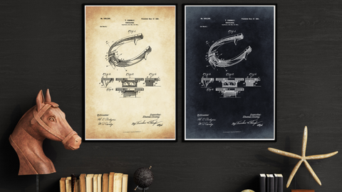 1901 Horseshoe Patent Drawing
