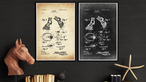 1899 Horseshoe Patent Drawing