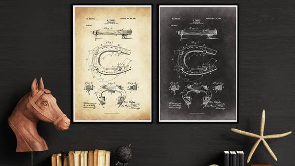 1901 Horseshoe Patent Drawing