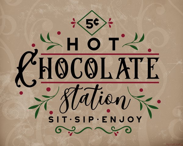 Hot Chocolate Station printable