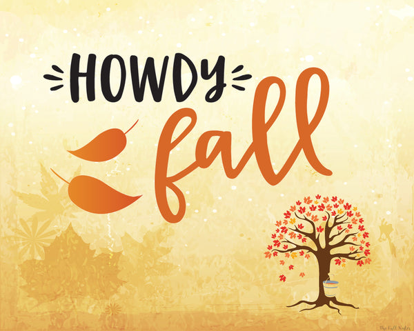 Howdy Fall printable