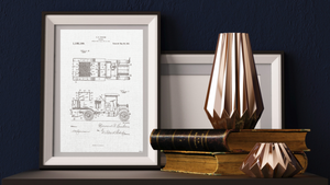 1916 Ice Cream Truck Patent Drawing