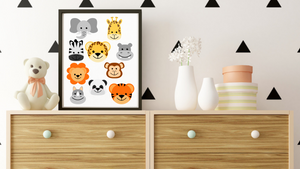 Jungle Babies Nursery Printable