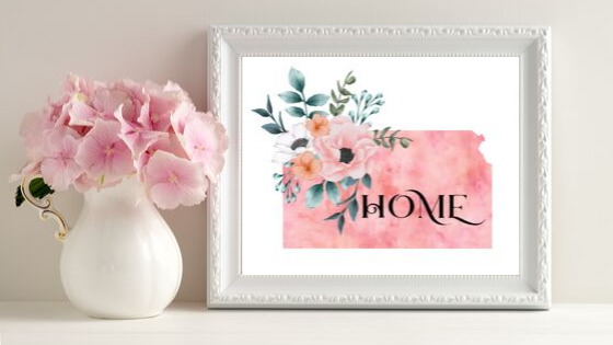 Kansas Home State printable