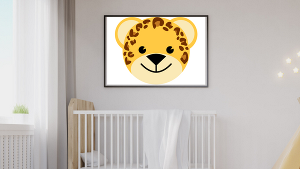 Baby Jungle Leopard Nursery Printable