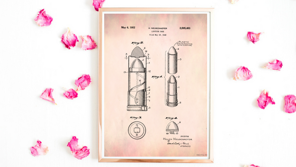 1952 Lipstick Case Patent Drawing