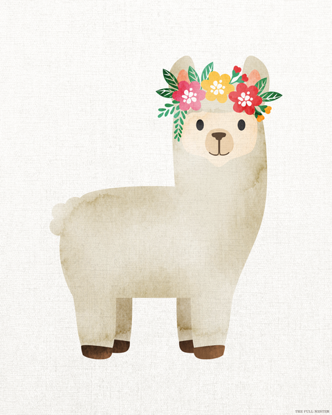 Llama Nursery Printable