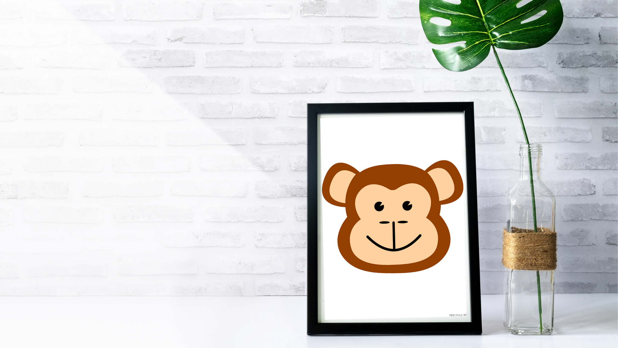 Baby Jungle Monkey Nursery Printable